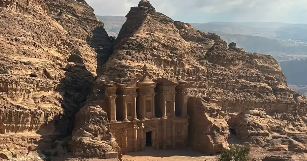The monastery in Petra