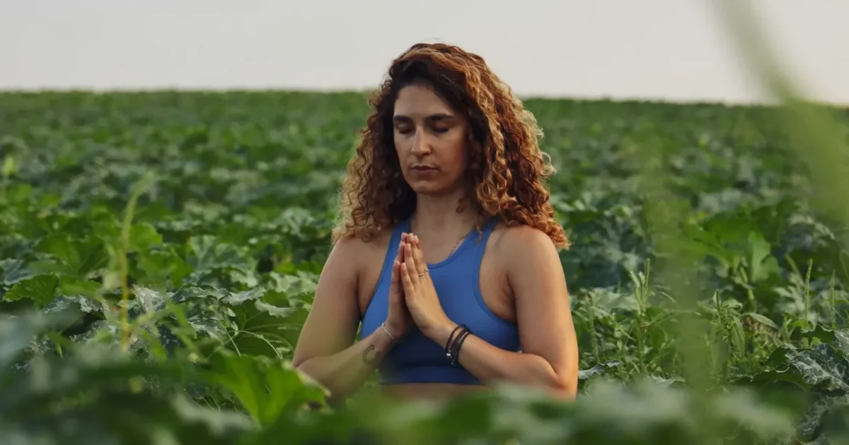 Self-Love (A girl meditating for self-love)