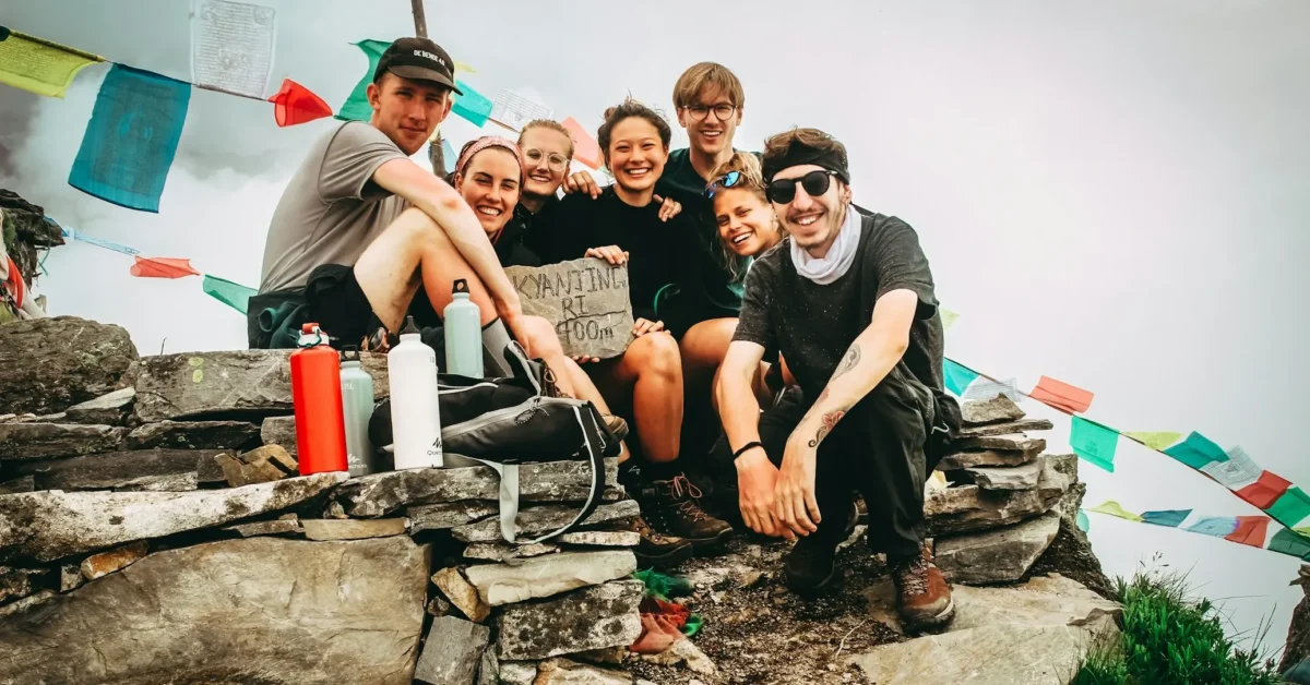 A group of friends enjoying outside ( A part of self-love)