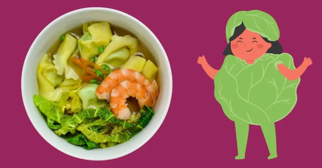 Leafy green vegetable soup.