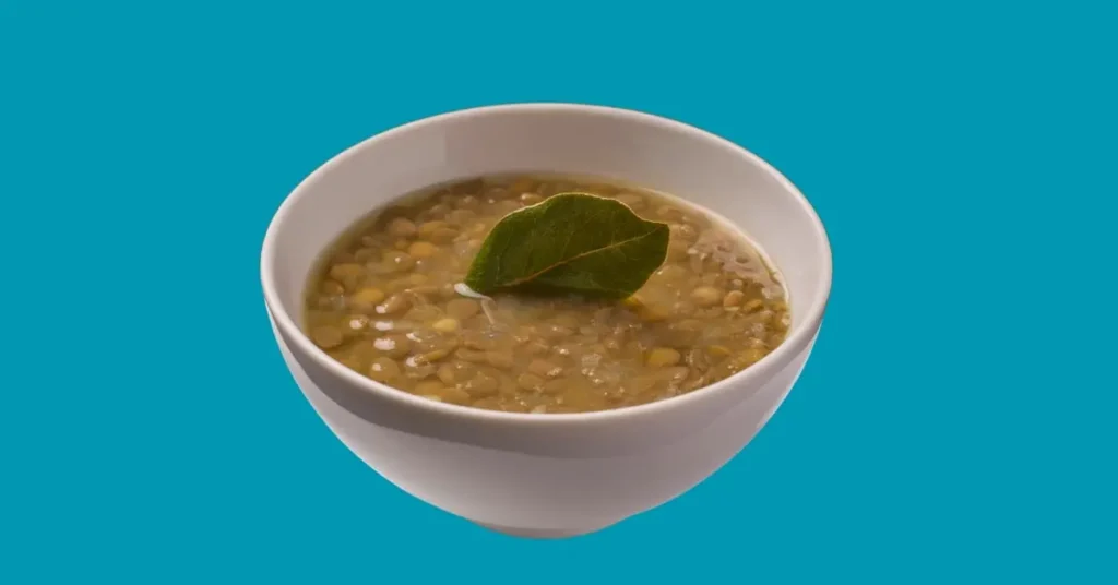 Lentil soup for belly fat loss.