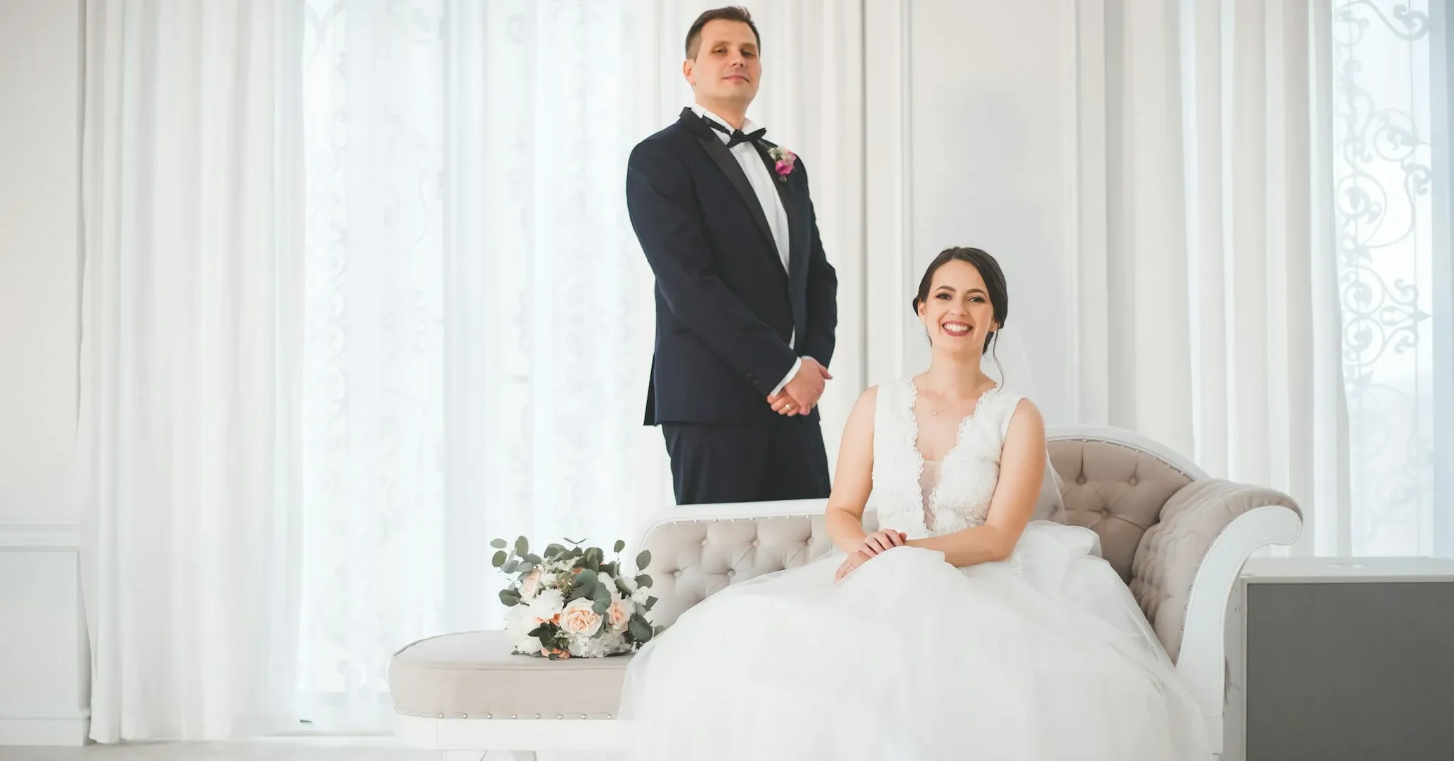 Someone clicking the photo of a couple, symbolizing their commitment in arranged marriage. It's the first step to create arranged marriage stories and real-life experiences.