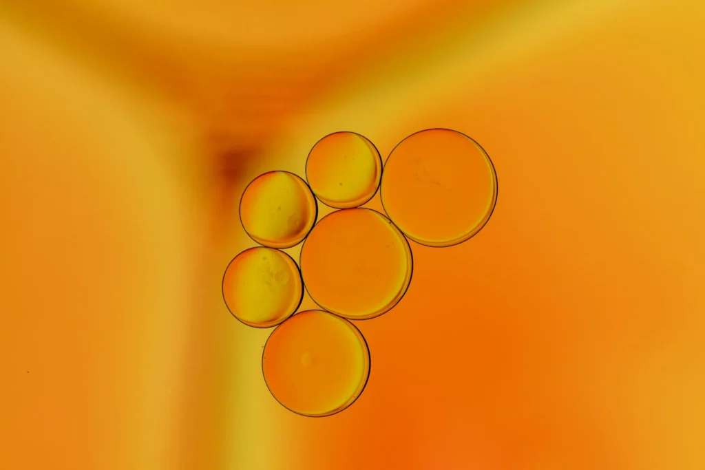 HFCS molecules attached to one another.