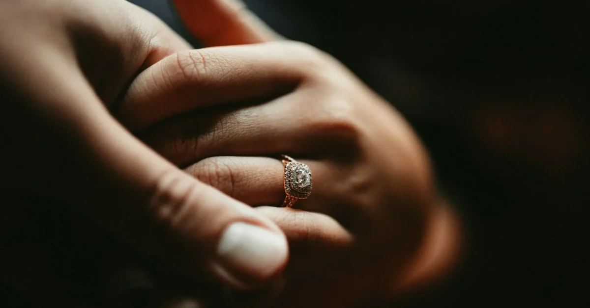 A girl wearing a ring after accepting a proposal. Choose one of the best ides for romantic proposals.