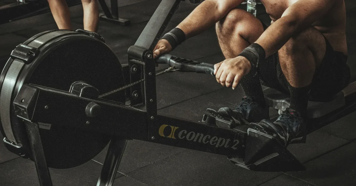 Rowing machine for fat loss.