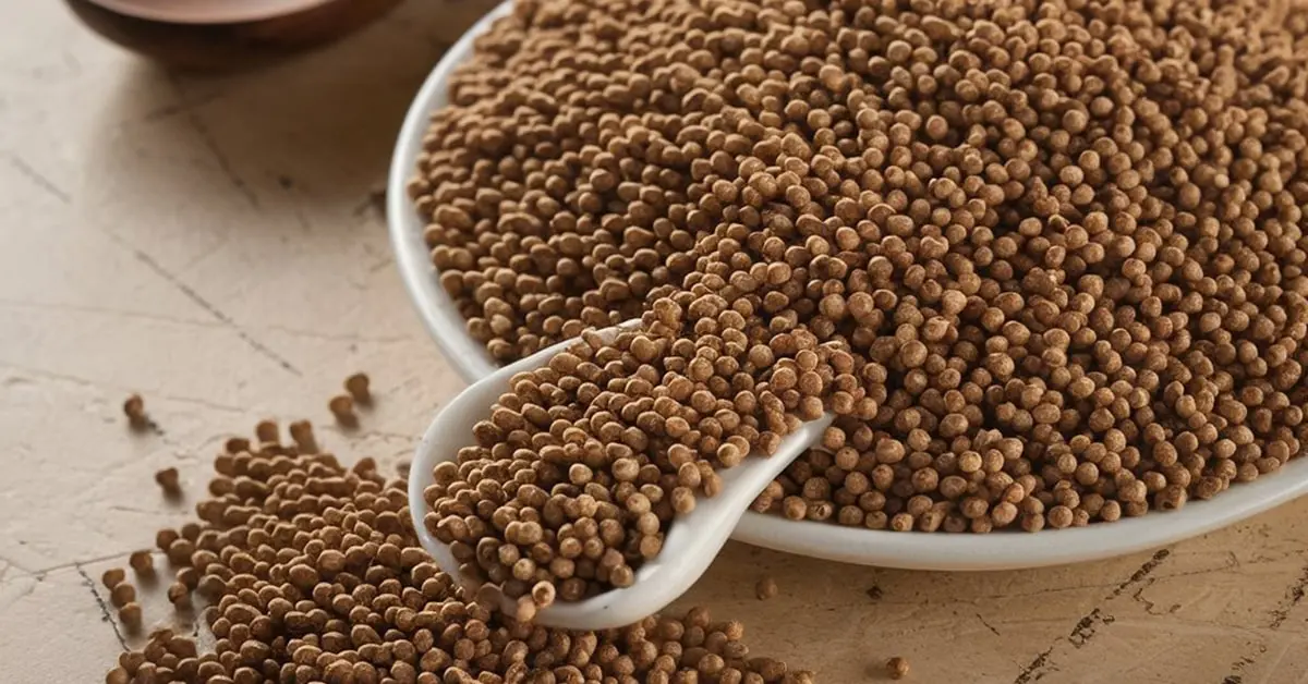 teff grains in a plate