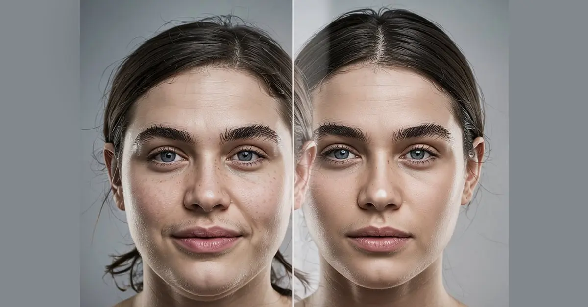 Buccal fat blindness.