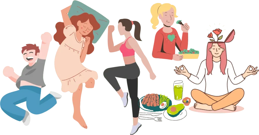Solutions to lower cortisol levels.